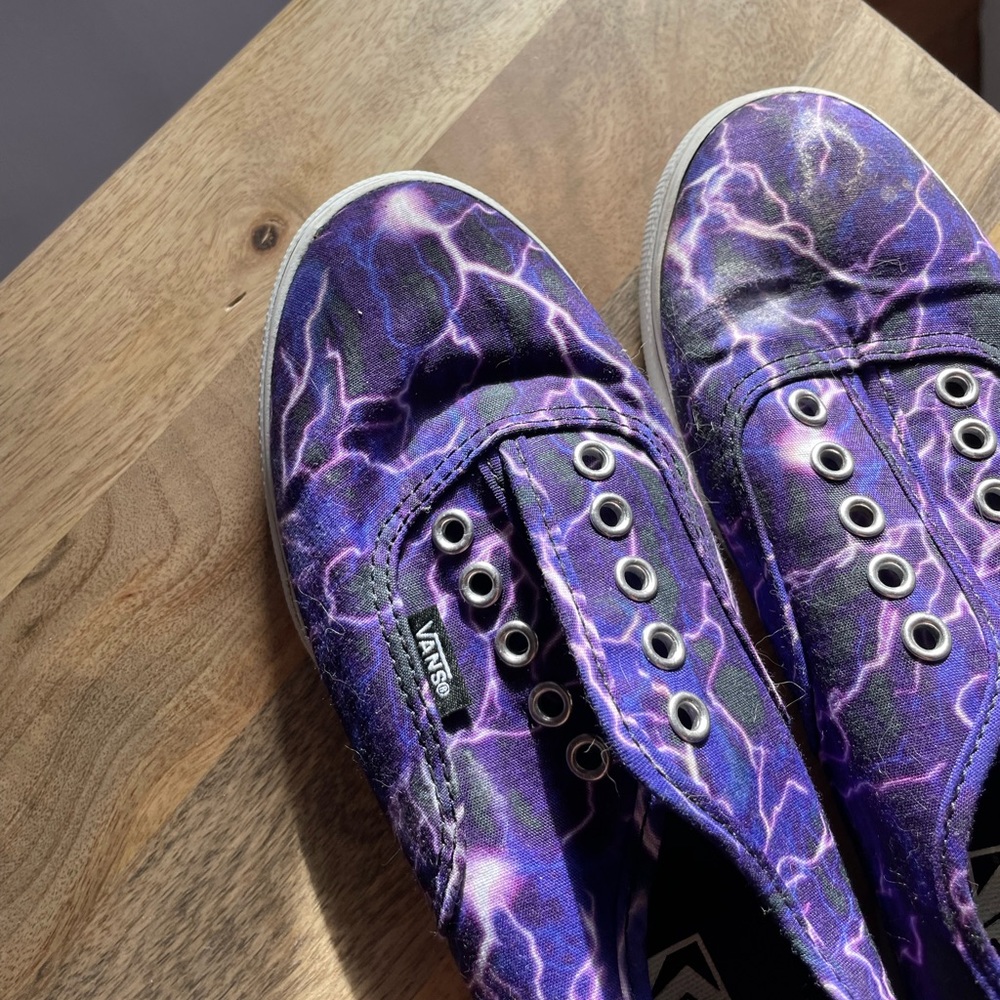 Purple Lightning Vans - Picture 4 of 8